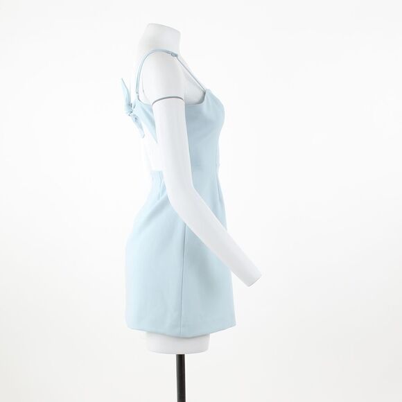 French Connection Whisper Sweetheart Tie-Back Mini Sheath Dress - Picture 5 of 5